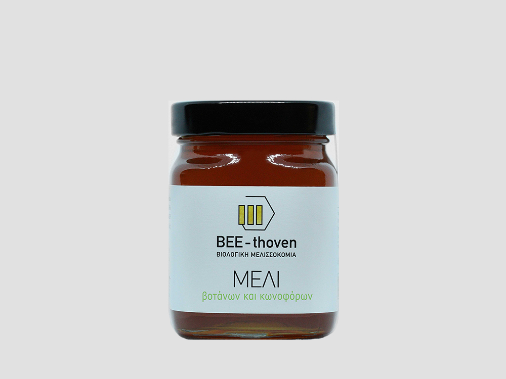 μέλι-βοτάνων-κωνοφόρων-νομή-herbs-conifer-honey-bee-thoven-nomee-foods